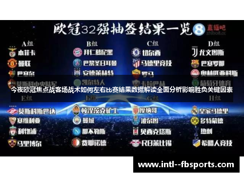 今夜欧冠焦点战客场战术如何左右比赛结果数据解读全面分析影响胜负关键因素 今夜欧冠焦点战客场战术如何左右比赛结果数据解读全面分析影响胜负关键因素